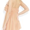 Jenny Packham Tiered Silkchiffon Chemise in Pink (rose) - Lyst