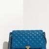 Marc Jacobs Baroque  Extra Large Lambskin Leather Shoulder Bag in Blue (marine) - Lyst
