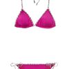 Matthew Williamson Printed Triangle Bikini in Purple (fuchsia) - Lyst