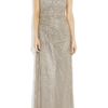Paul & Joe Floride Strapless Beaded Tulle Gown in Silver - Lyst