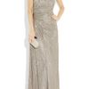 Paul & Joe Floride Strapless Beaded Tulle Gown in Silver - Lyst