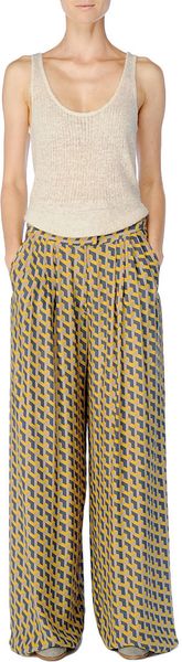 Rag & Bone Racine Pant in Yellow (lemon) - Lyst