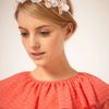 Asos Orchid Flower Headband in Beige (cream) - Lyst