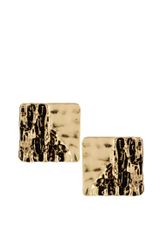 Asos Smooth And Hammered Stud Earrings