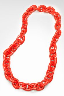 Tory Burch Resin Chain Necklace - Lyst