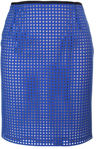  J W Anderson Womens Caged Neoprene Skirt 