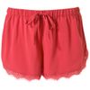 Topshop Lace Runner Shorts in Red (raspberry) - Lyst