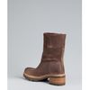 Prada  Suede Double Buckle Boots in Brown - Lyst