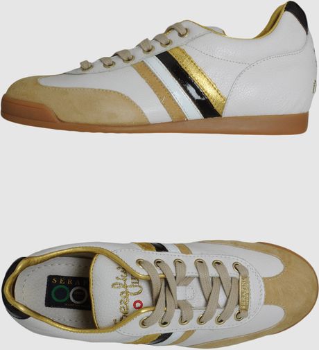 Serafini Sneakers in Gold (white) - Lyst
