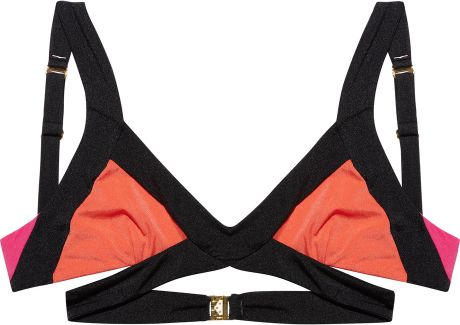 Agent Provocateur Mazzy Triangle Bikini Top in Orange - Lyst
