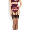 Agent Provocateur Dahlia Underwired Satin And Metallic Lace Bra in Red - Lyst