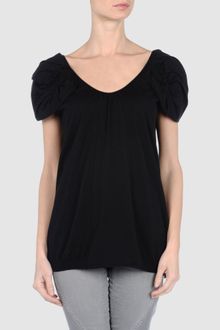 Patrizia Pepe Short Sleeve Jumper - Lyst