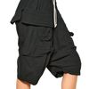 Rick Owens Cargo Stretch Cotton Poplin Shorts in Black - Lyst