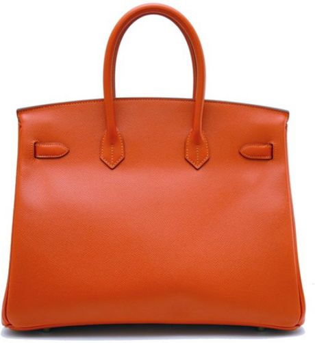 Hermes Fue Epsom Birkin in Orange (gold) - Lyst
