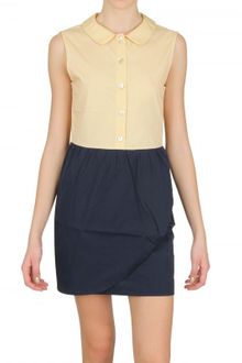 Licia Florio Two Tone Tunic Dress - Lyst