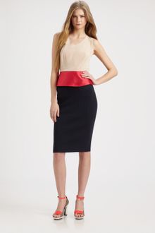 Marc By Marc Jacobs Eames Silk Colorblock Top - Lyst