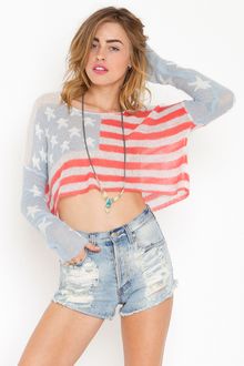 Nasty Gal Born On The 4th Of July Knit - Lyst