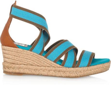 tory burch turquoise sandals
