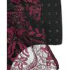Agent Provocateur Dahlia Satin and Metallic Lace Waspie in Red - Lyst