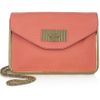 Chloé Sally Texturedleather Shoulder Bag in Pink (coral) - Lyst