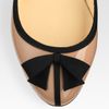Christian Louboutin Patent Leather Bow Ballet Flats in Beige (nude) - Lyst