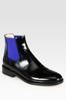 Christopher Kane Chelsea Leather Ankle Boots - Lyst