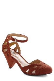 ModCloth Cinnamon Scones Heel - Lyst