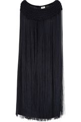 Temperley London Fringed Silk Dress