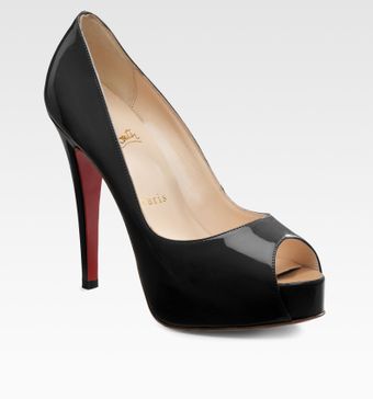 Christian Louboutin Hyper Prive Peep-toe Pumps - Lyst