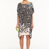Diane Von Furstenberg Diane Hanky Dress in Black (falling marks nude) - Lyst