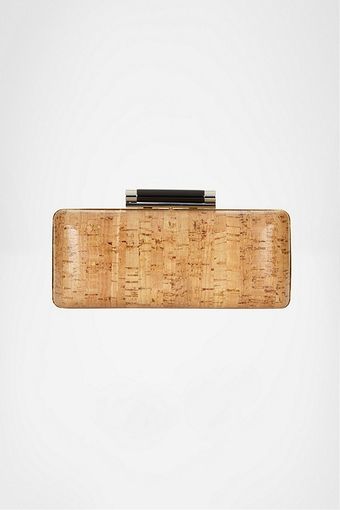 Diane Von Furstenberg Tonda Cork Clutch - Lyst