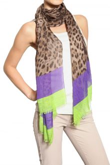 Dolce & Gabbana Leopard Print Woven Modal Cashmere Scarf - Lyst