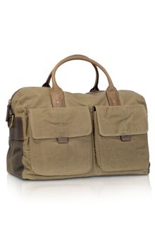 Fossil Wagner - Brown Canvas Duffle Bag - Lyst