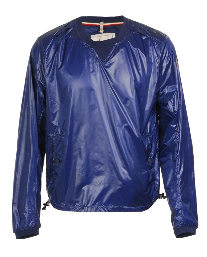 Moncler Capbreton Thin Nylon Sweatshirt in Blue for Men (dark blue) | Lyst