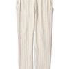 Vanessa Bruno Silk Stripe Trousers in Beige - Lyst