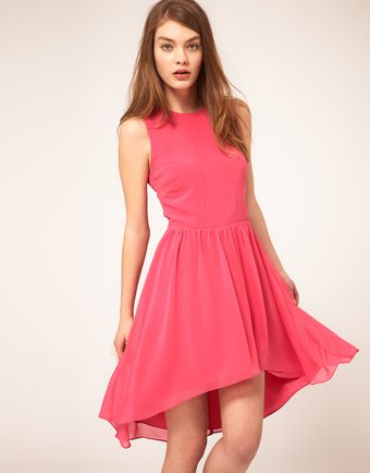 ASOS Collection Asos Mini Dress with Dip Back - Lyst