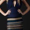 Burberry Prorsum Cutaway Bow Silk Top in Blue (deep indigo) - Lyst