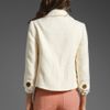 Milly Rena Jacket in Beige (ivory) - Lyst
