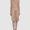 N°21 3/4 Length Dress in Beige - Lyst