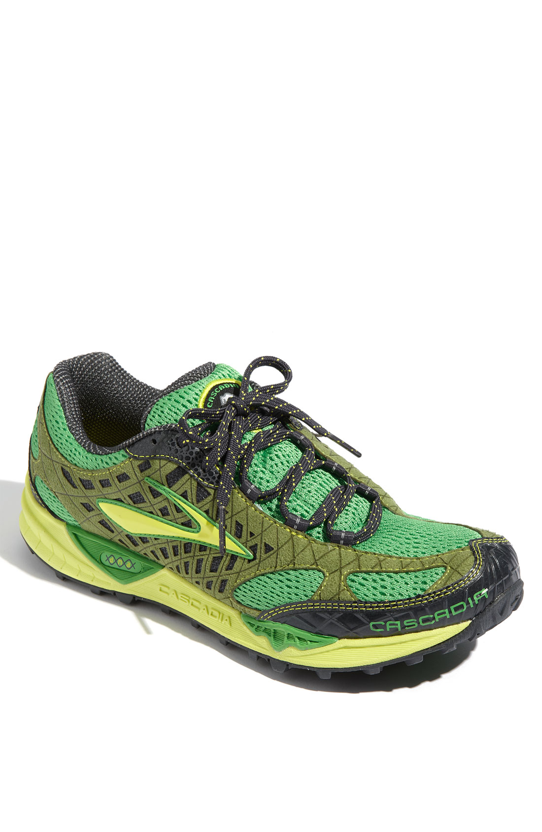 Brooks Cascadia 7 Trail Running Shoe in Green for Men Brooks Cascadia 7 Trail Running Shoe in Green for Men