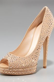 Casadei Crystal-covered Platform Pump - Lyst