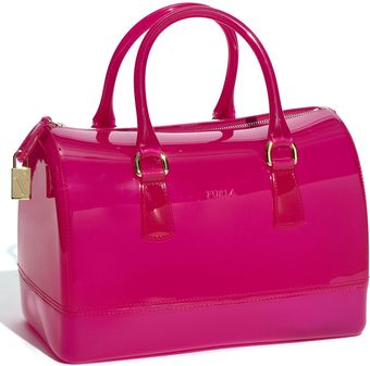 Furla Candy Rubber Satchel - Lyst
