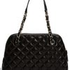 Kate Spade Gold Coast  Georgina Quilted Metallic Shopper in Black - Lyst
