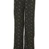Topshop Ditsy Floral Wide Leg Trousers in Black - Lyst