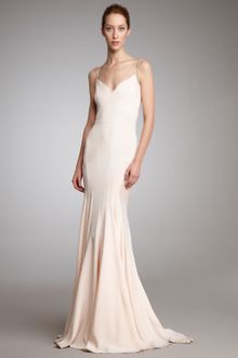 Zac Posen Contour-seamed Slip Gown - Lyst