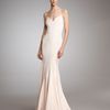 Zac Posen Contourseamed Slip Gown in Pink (blush) - Lyst