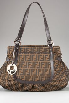 Fendi Zucca Grande Shoulder Bag - Lyst