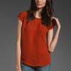 Joie Rancher Top in Orange (paprika) - Lyst