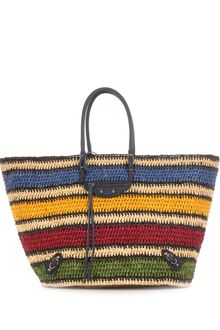 Balenciaga Multi Basket Raffia Bag - Lyst