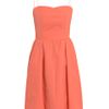 Carven Coral Cotton Dress in Pink (coral) - Lyst